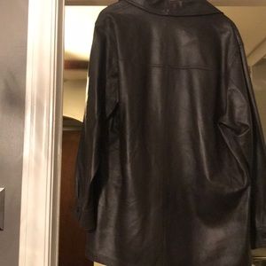 100% high end leather and suede jacket